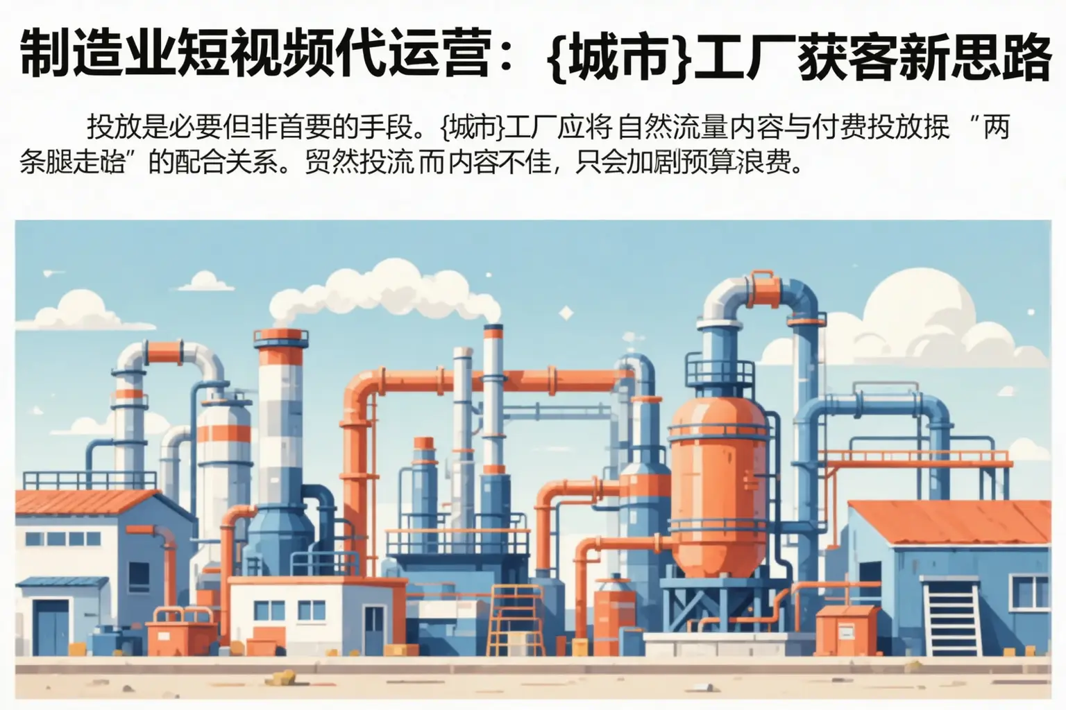 制造业短视频代运营:鹤壁工厂获客新思路