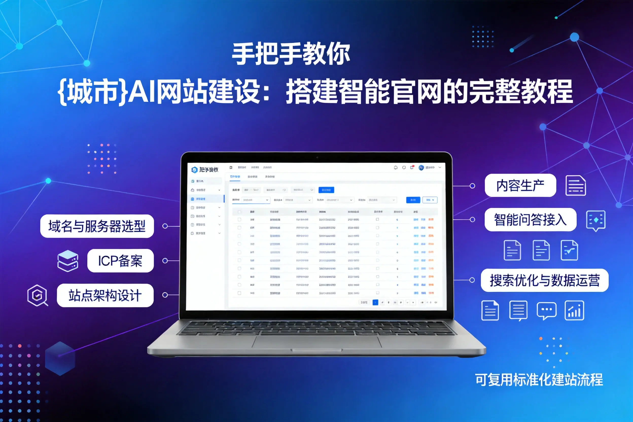 手把手教你鹤壁AI网站建设：搭建智能官网的完整教程