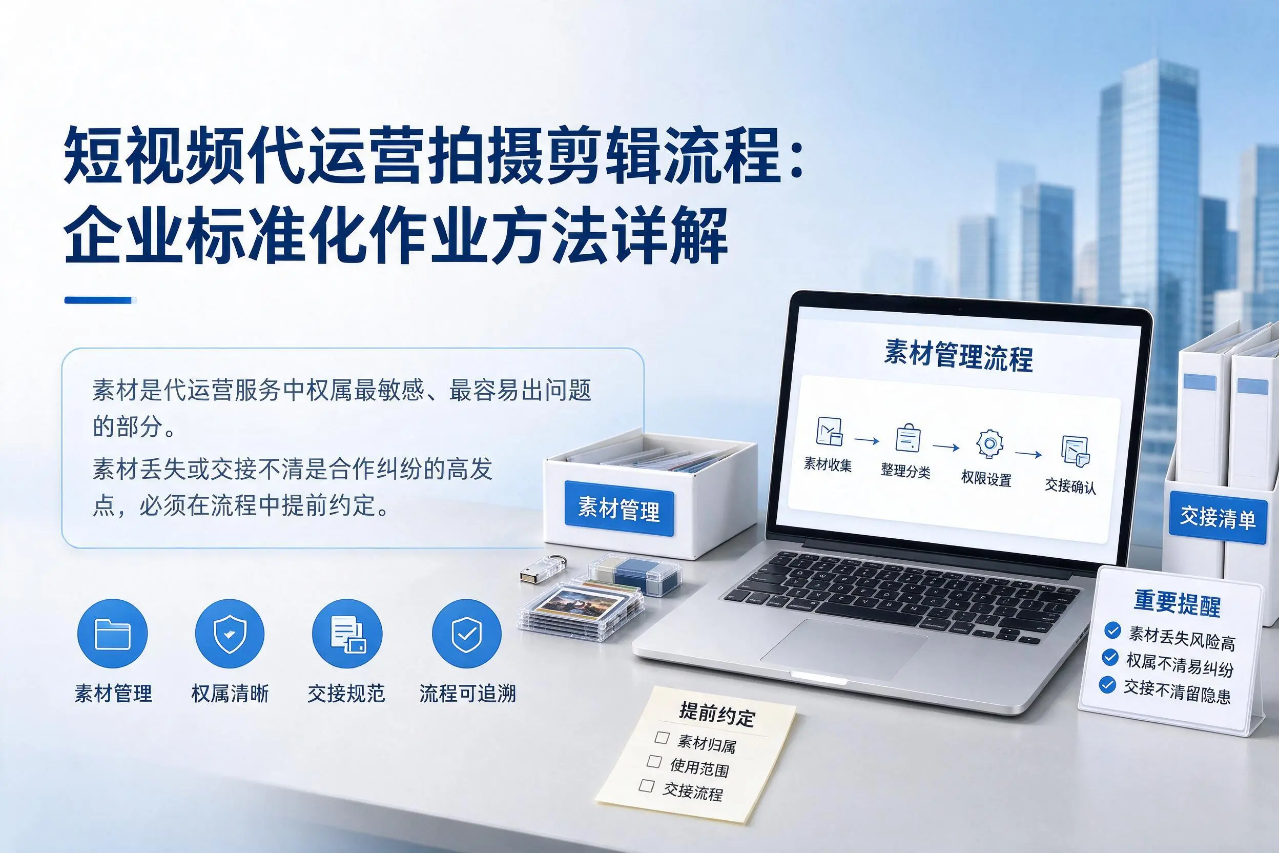短视频代运营拍摄剪辑流程：鹤壁企业标准化作业方法详解
