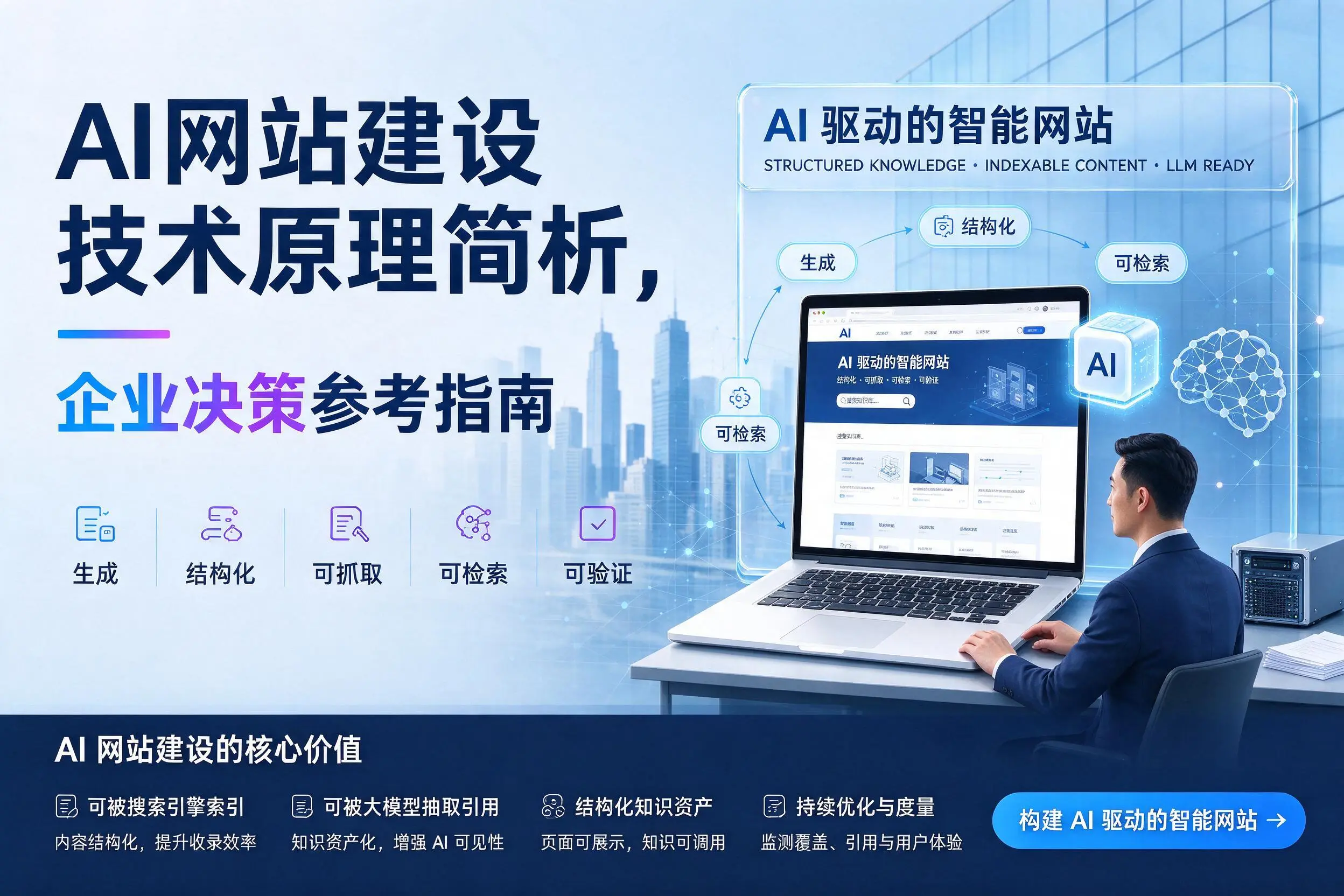 AI网站建设技术原理简析，鹤壁企业决策参考指南