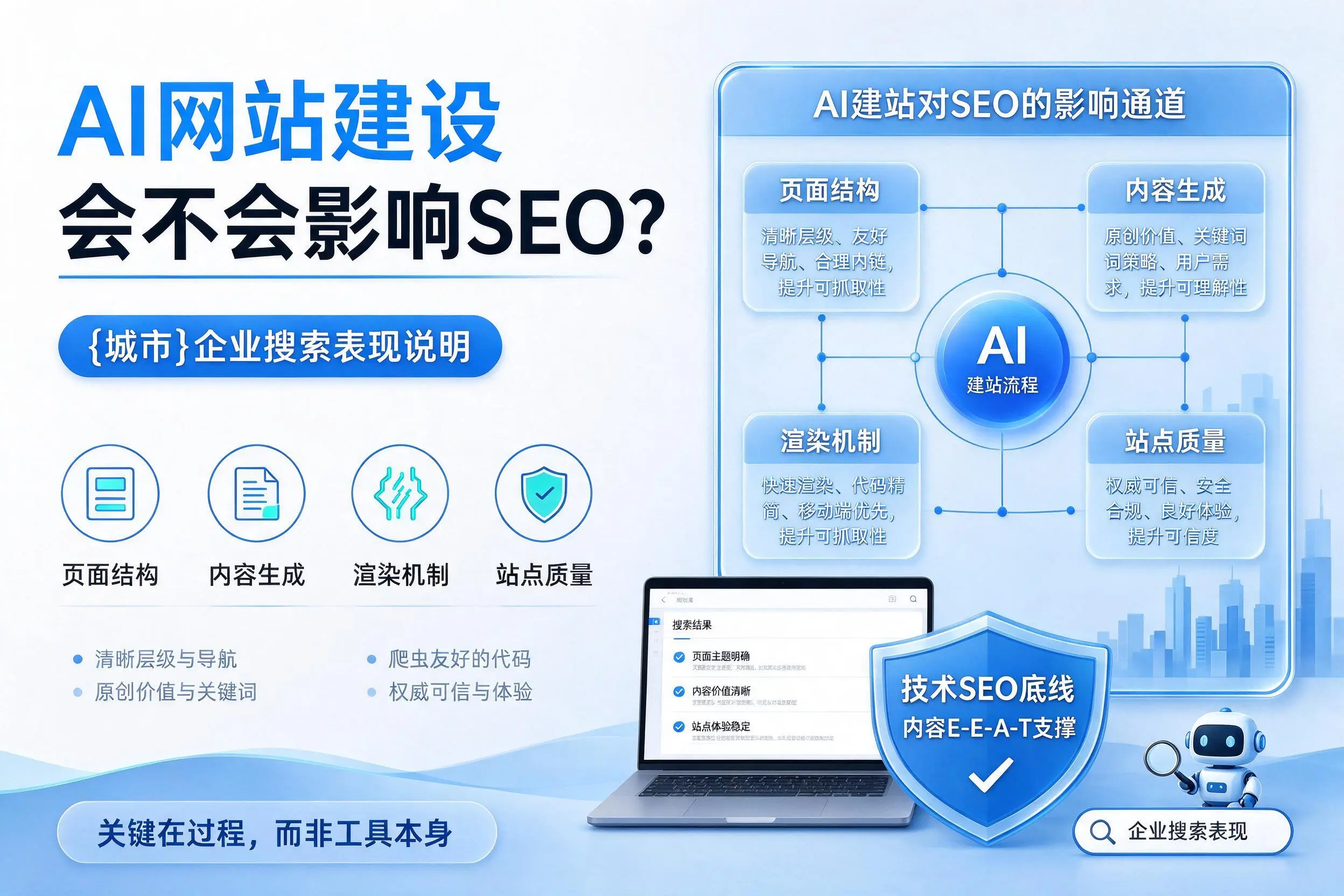 AI网站建设会不会影响SEO？鹤壁企业搜索表现说明